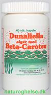 Dunaliella alger med Beta-Caroten